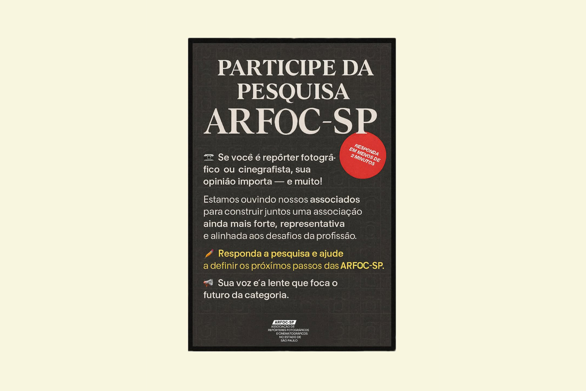 Pesquisa ARFOC-SP