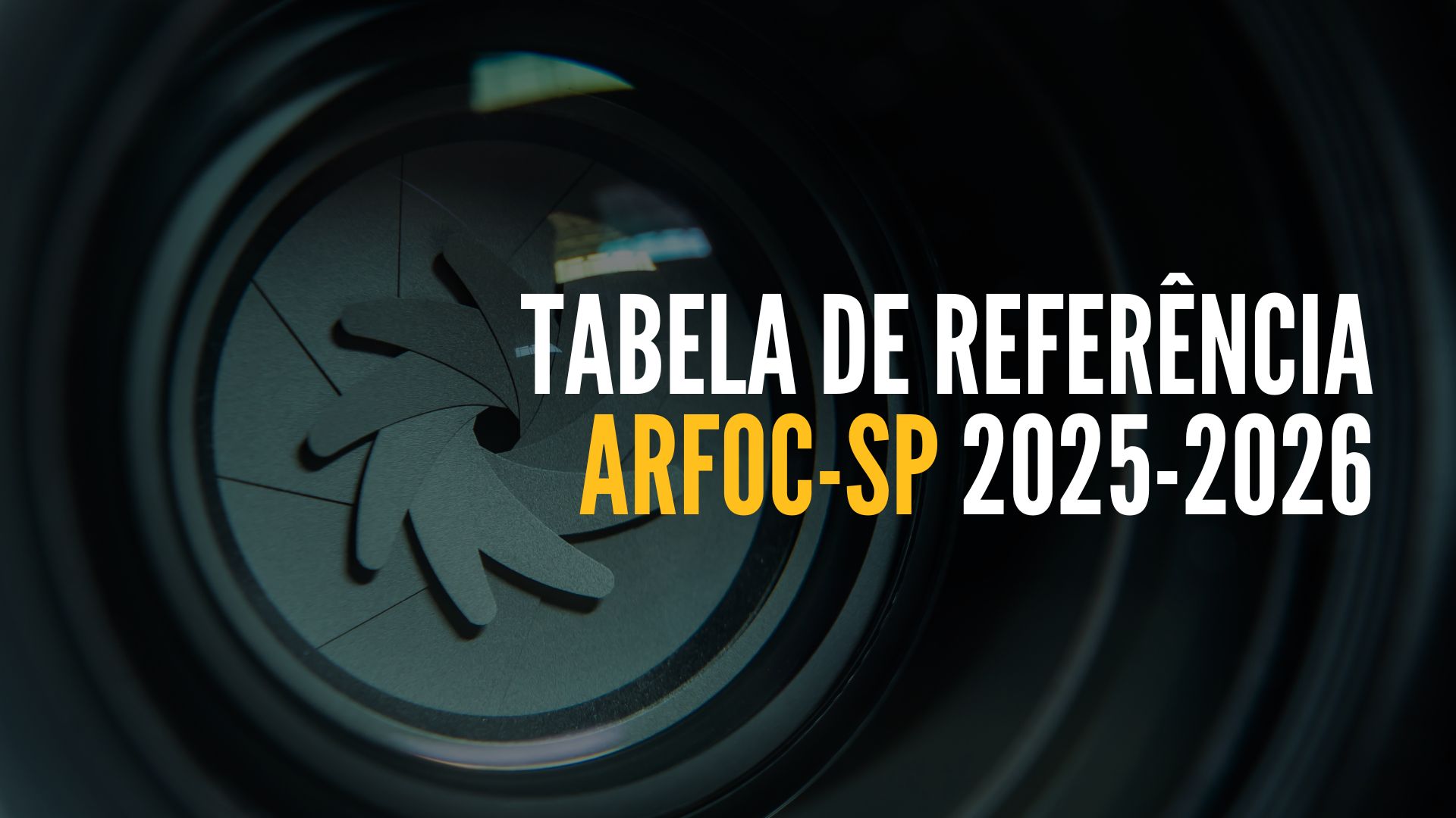 Tabela de Referência ARFOC-SP 2025/2026