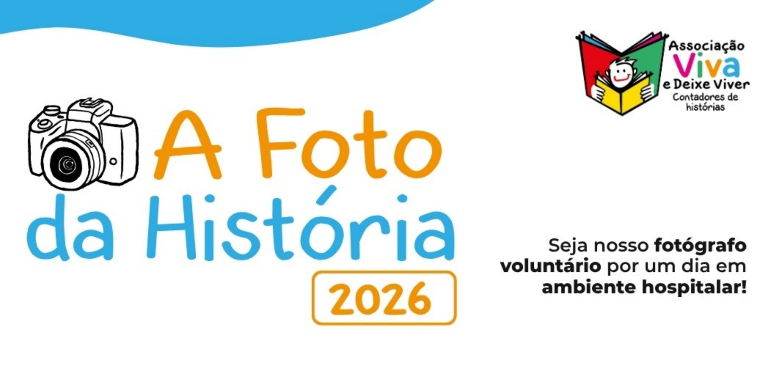 Participe da ação voluntária da Associação Viva e Deixe Viver em homenagem ao Dia Mundial da Fotografia