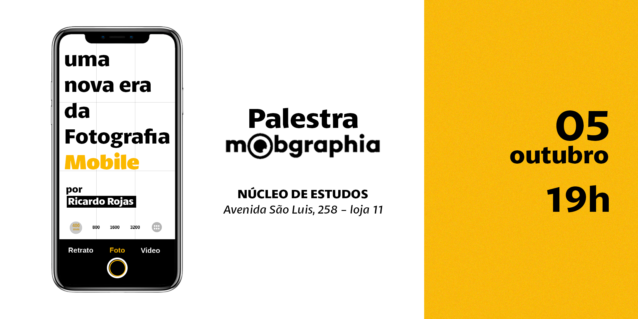 Palestra  – Uma nova era na Fotografia Mobile: Com Ricardo Rojas